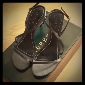 Ralph Lauren black heels,  7B